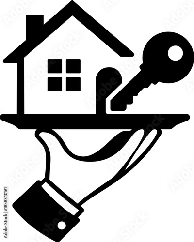 Logo for a rental real estate concierge service