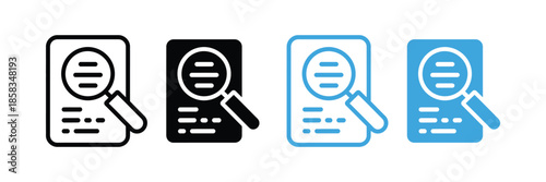 Overview icon icon vector illustration. summary symbol 