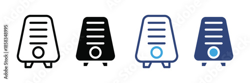 Air purifier icon set. vector illustration