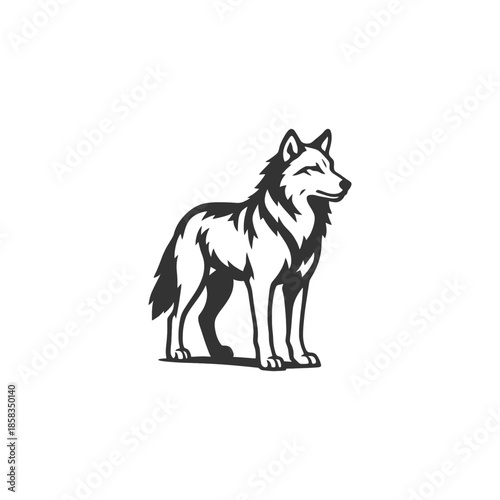 Emberjaw Wolf Angular Maskot