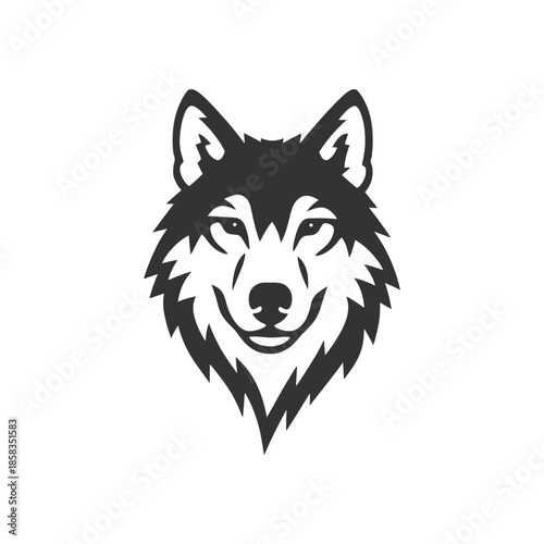 Hollowcrest Wolf Stencil Line