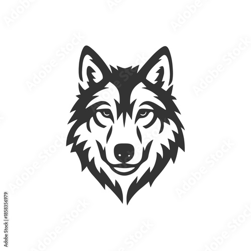 Savage Ridge Wolf Clean Vector