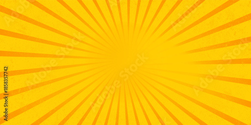 Bright orange and yellow rays background.eps 10.