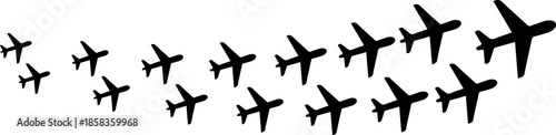 set of plane vector design.