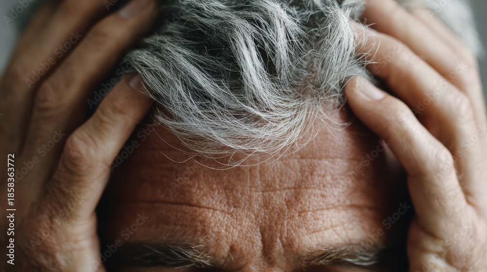 Fototapeta premium Aging femininity concept emphasizing identity and self perception.