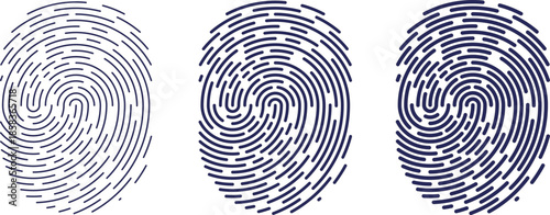 fingerprint vector illustration