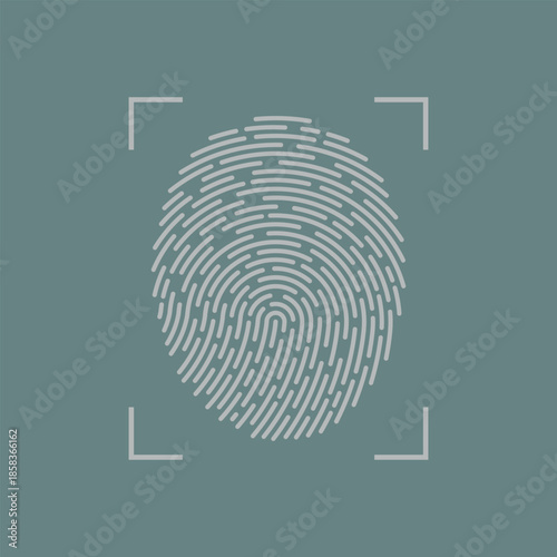 fingerprint vector illustration