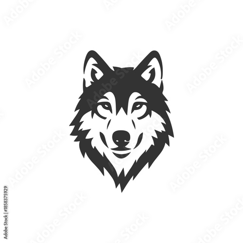 Wolf Vector Ridgecarve Maskot