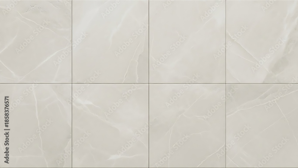 Fototapeta premium background banner panorama with gray grey beige cement High-gloss ceramic tiles with soft veining in neutral tones, ideal for flooring, walls, and showroom displays.