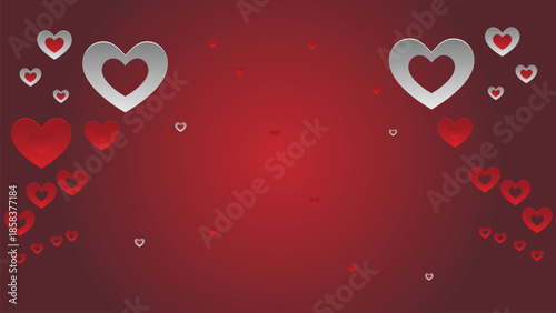 Celebrating love with heart shapes