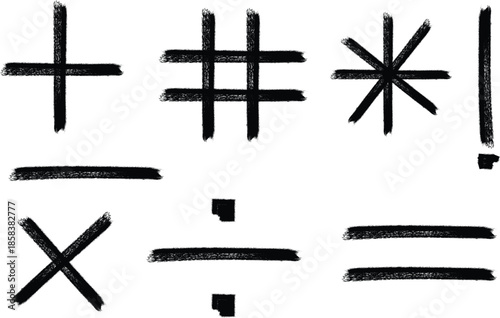 Mathematical symbols and operators