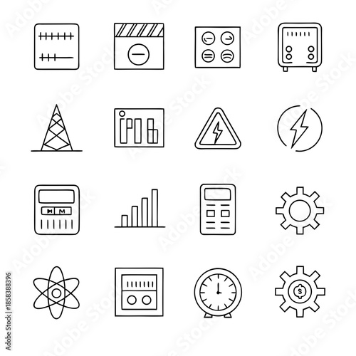 business and finance icons