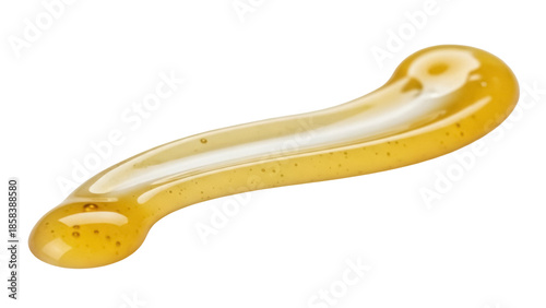 Photography Isolated golden honey, sweet nectar on a plain background, viscous and dripping