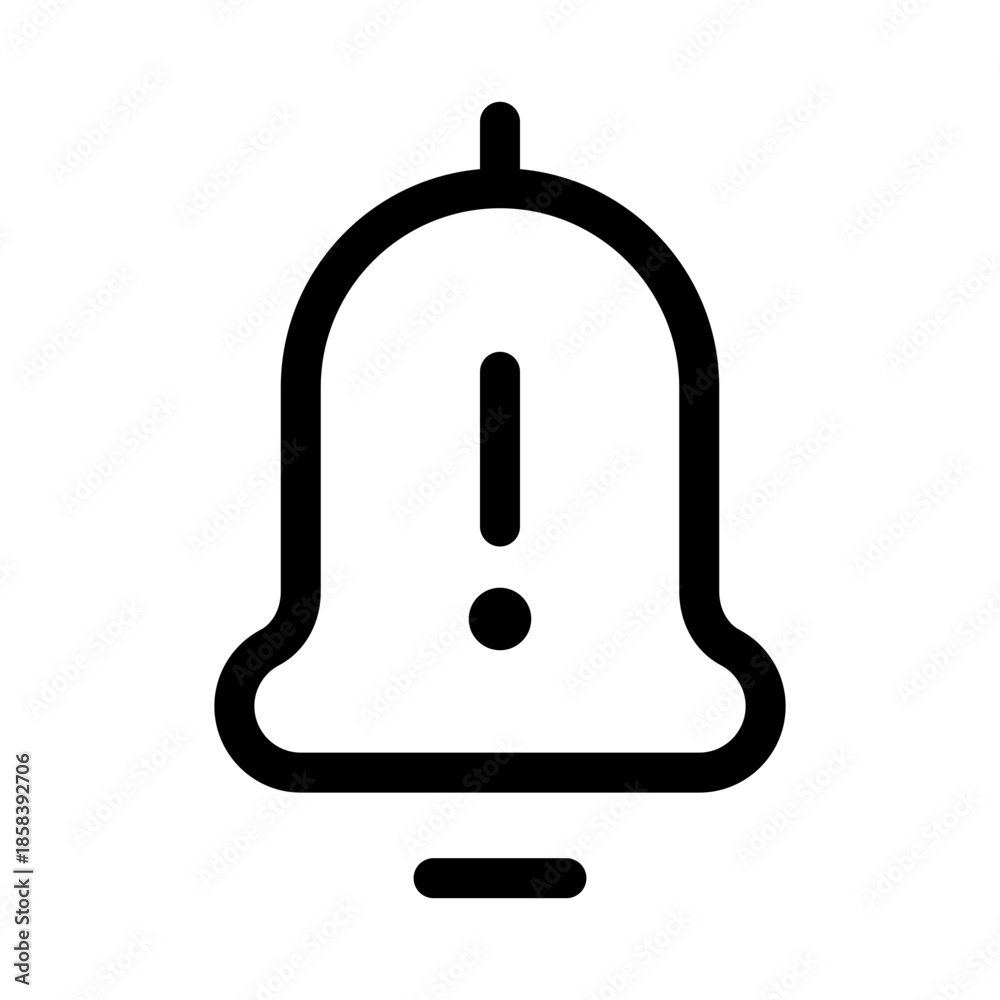 Obraz premium Alert Notification Bell icon