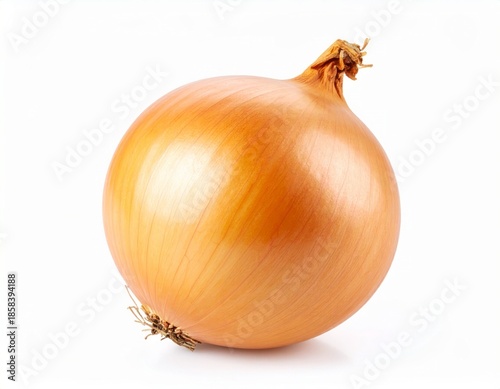 Wallpaper Mural Yellow onion close view over white background Torontodigital.ca