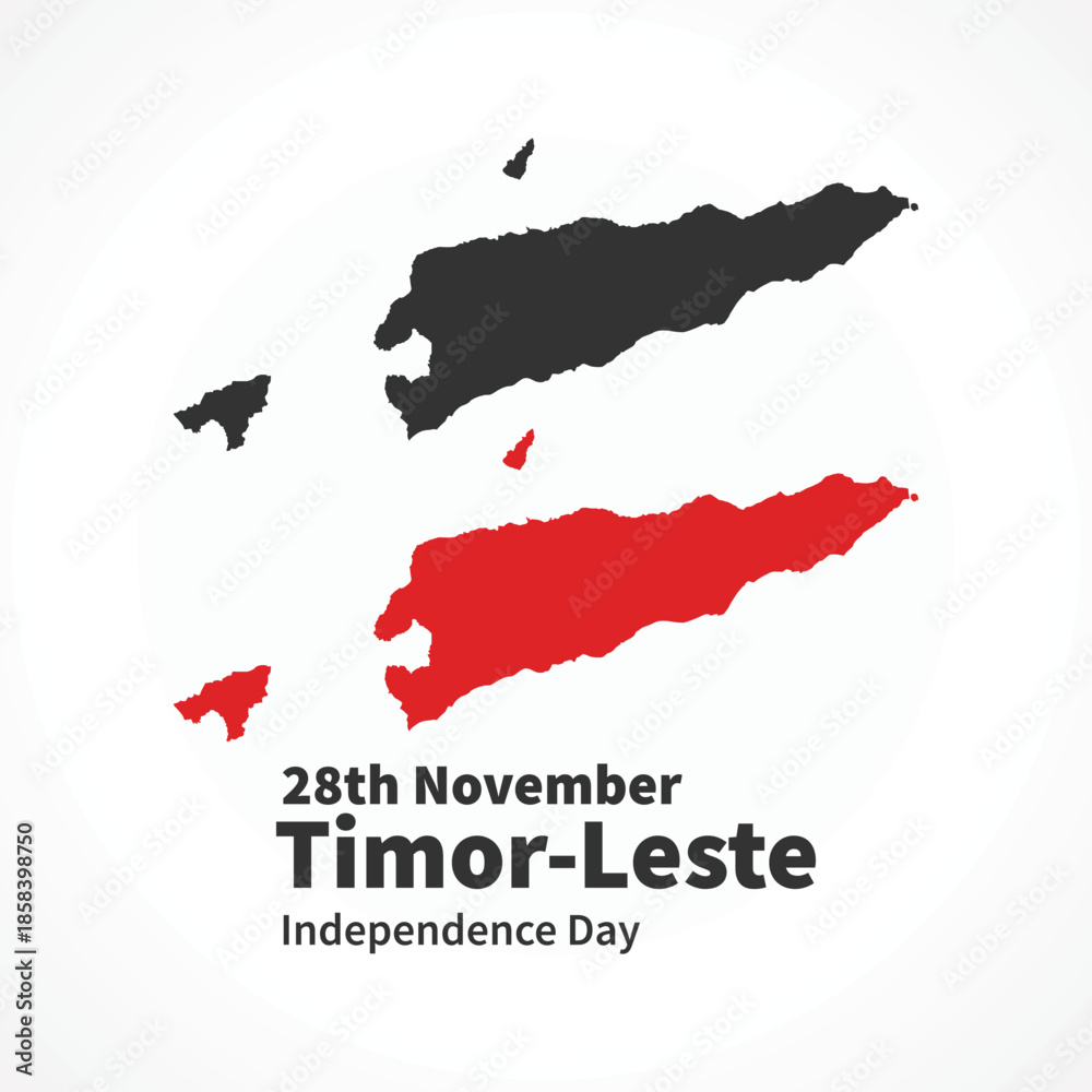 Obraz premium timor-leste map illustration on white background