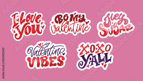 Valentine's Day core. Hand drawn doodle lettering quote about Love. Lettering for t-shirt design, mug print, bag print, clothes fashion. 100% hand drawn vector image.