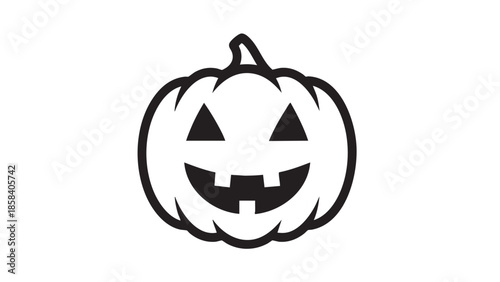 Halloween Jackolantern face for festive celebration