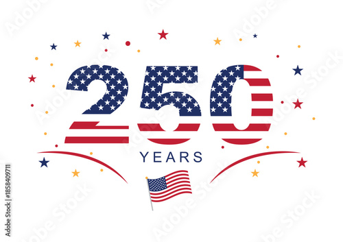 USA 250th Anniversary Celebration Design