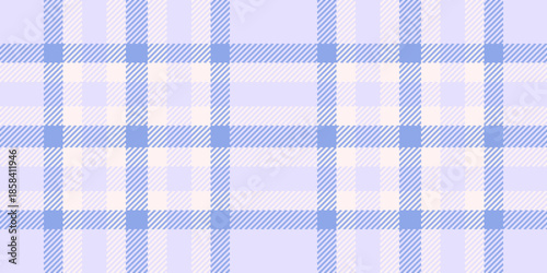 December pattern plaid vector, ribbon tartan check texture. Happy seamless fabric textile background in light and sea shell colors.