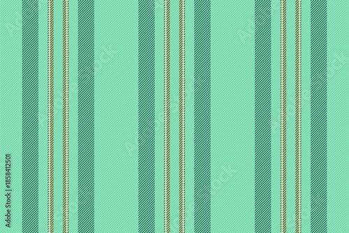 Menu vector vertical texture, stroke lines background pattern. Grungy fabric textile seamless stripe in mint and teal colors.