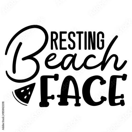 Resting Beach Face