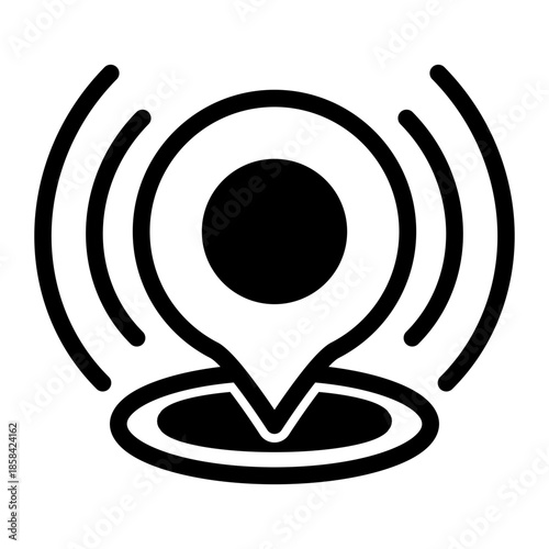 Placeholder Location Pin Place Icon from Help and Support Icon Collection (Mixed style)