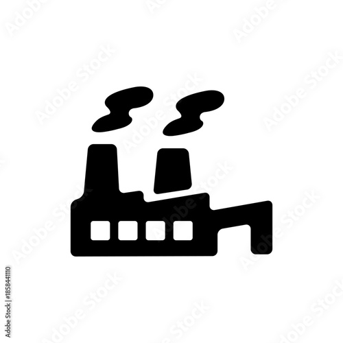 工場をモチーフにしたアイコン