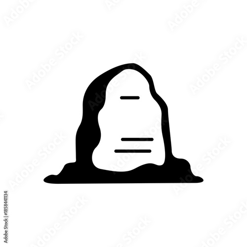 石碑をモチーフにしたアイコン