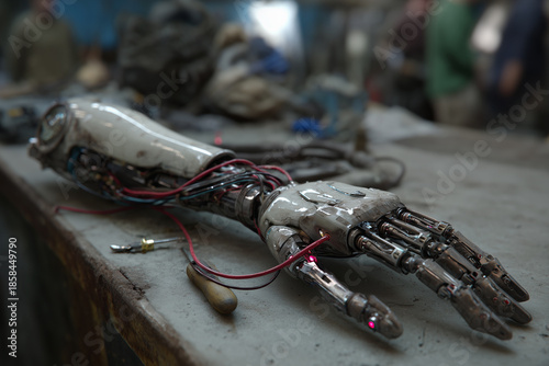 Robotic Hand in Workshop