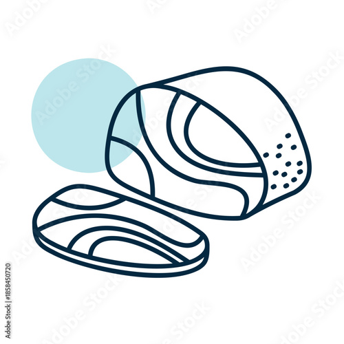 Pastirma Cured Meat Minimalistic Flat Icon