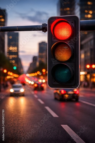 red traffic light