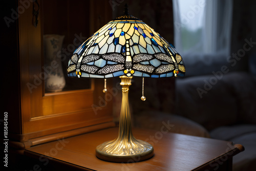 Decorative Dragonfly Tiffany Lamp