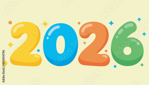 Colorful alphabet and number fridge magnets for school learning and play in the new year