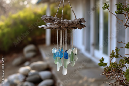 Driftwood Wind Chime Decor