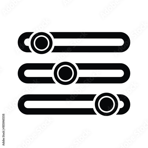 Three black safety pins icon