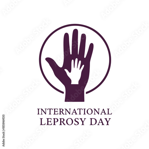 International Leprosy Day Hand-in-Hand Unity Icon