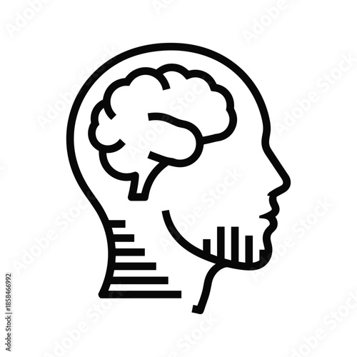 Human Head with Brain Visible