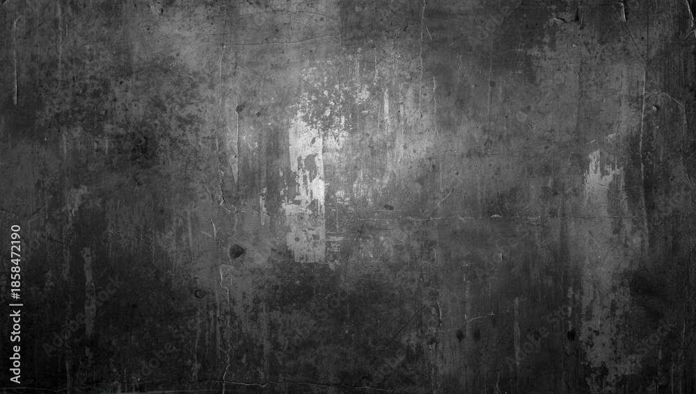 Fototapeta premium Black and white textured grunge backdrop suitable for layouts and text overlays in editorial work