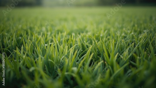 Wallpaper Mural Green grass surface with textured pattern, ideal for background in UI or web page layouts Torontodigital.ca