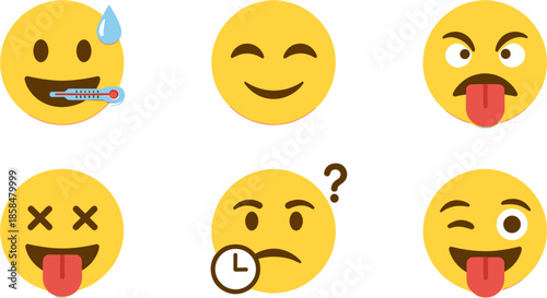 Funny Emoji Faces Collection for Social Media