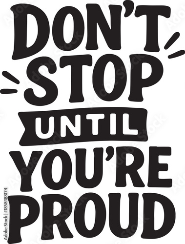 motivational typography t-shirt design transparent