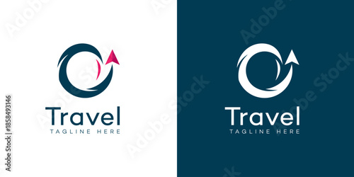 Travel Agency Logo Design  Modern Corporate Branding