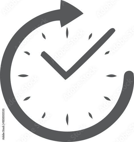 Timers icon set on transparent background. Stopwatch symbol