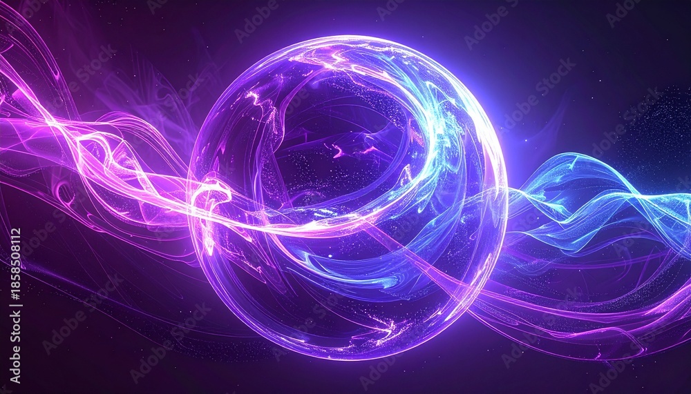 Obraz premium beautiful abstract ball light