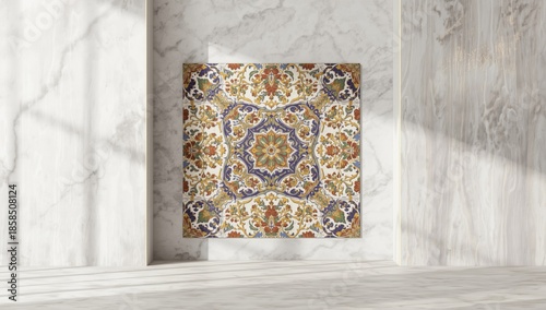 Ceramic wall tiles featuring Portuguese, Spanish, Italian influences with mosaic patterns, suitable for contemporary wall decoration