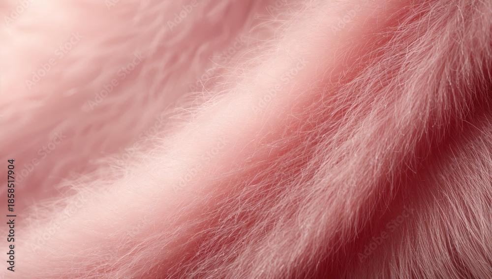 Fototapeta premium Pink animal fur surface detailed for use in background textures and visual compositions