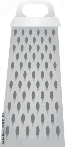 Kitchen simple grater.. vector illustration