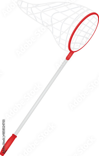 Butterfly net isolated. vector illustration