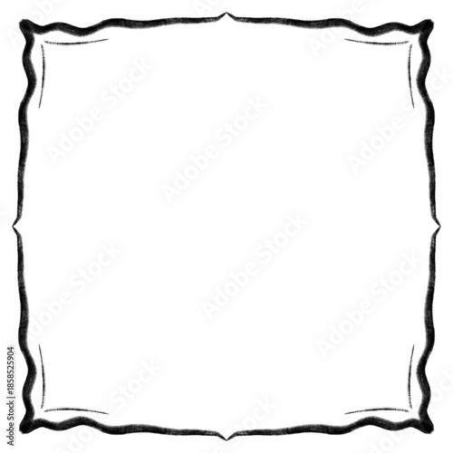 Rough Sketch Square Frame